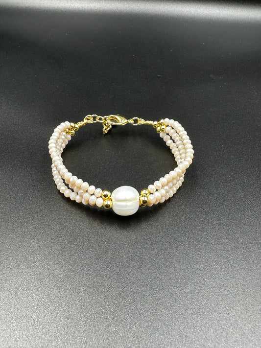 Bracelets Crystal and Pearls