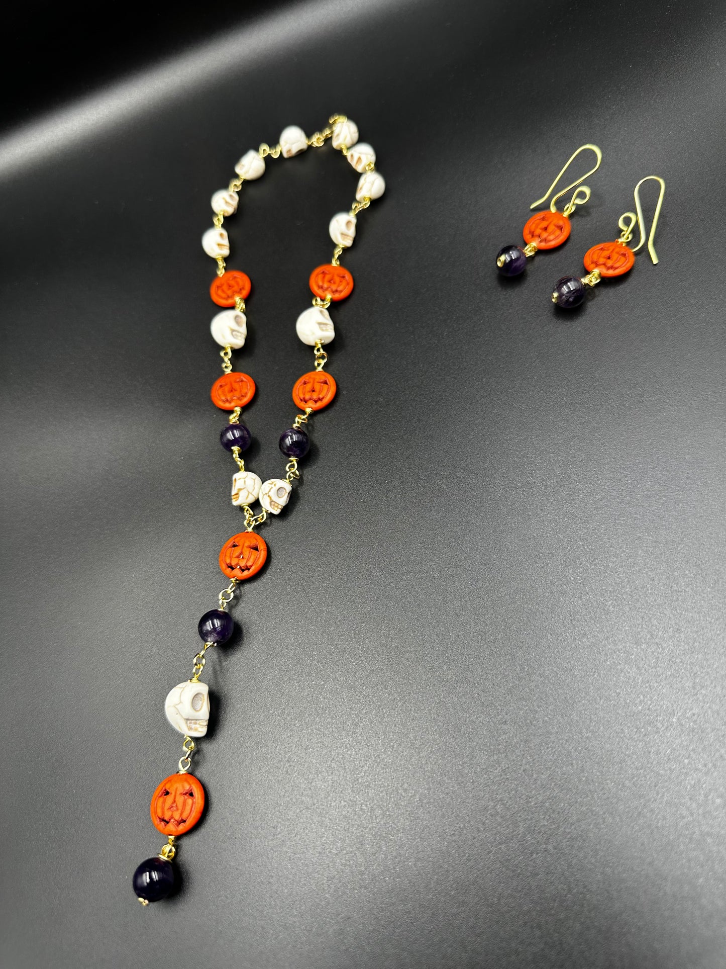 Spooky Set Necklace-Earrings