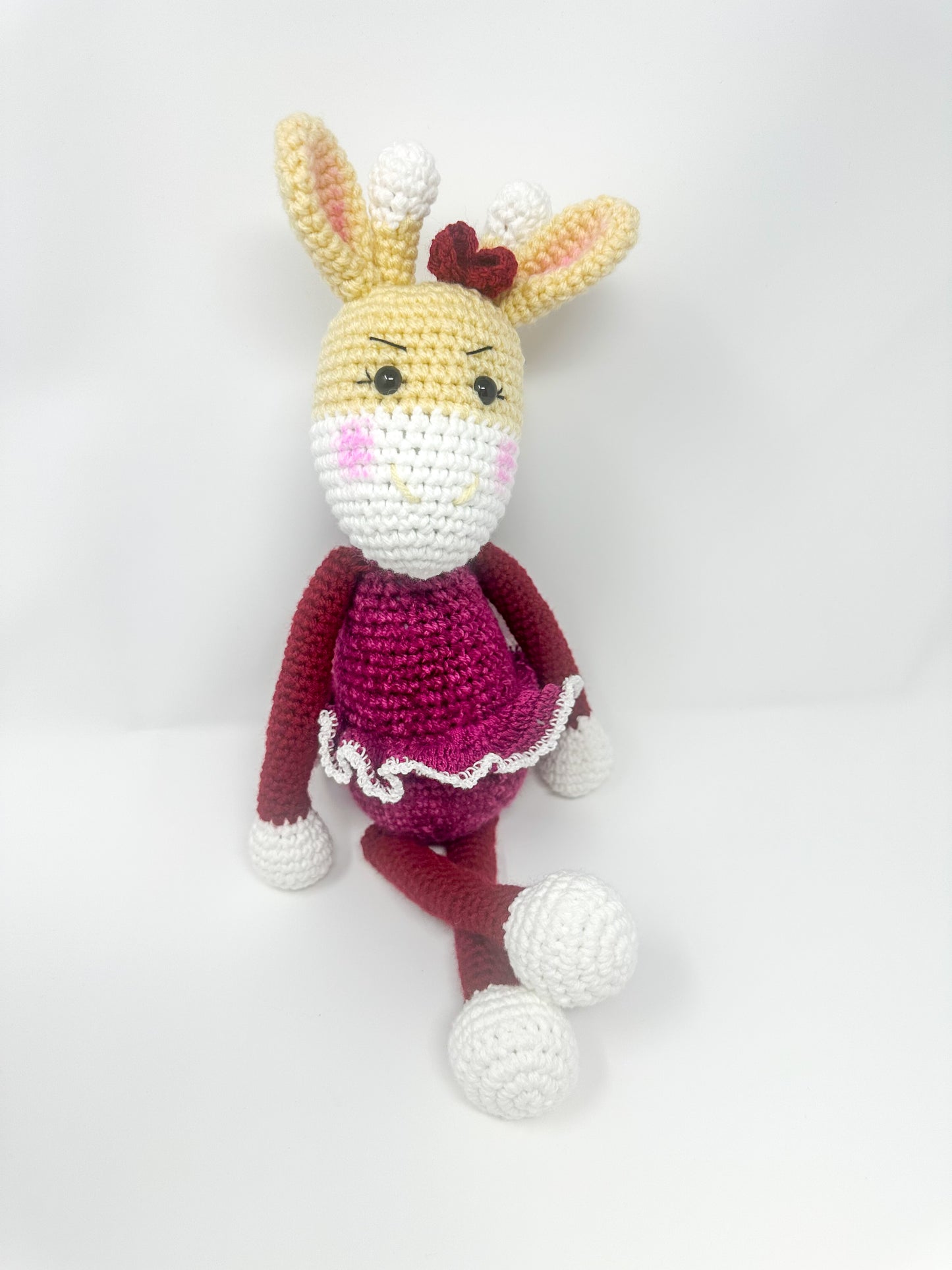 Jirafa wine pijama Amigurumi