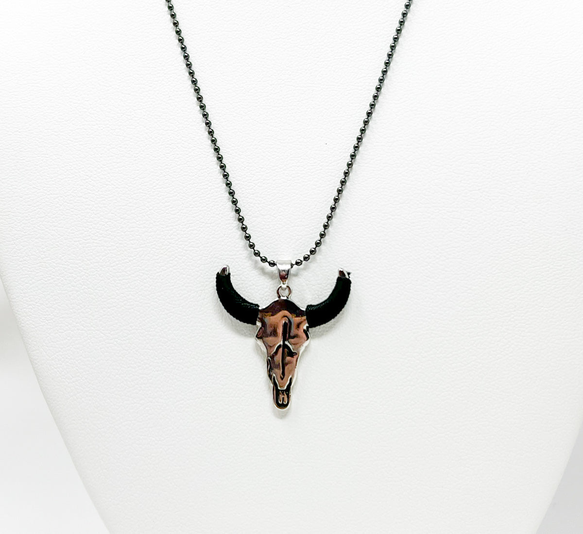 Silver Buffalo Necklace