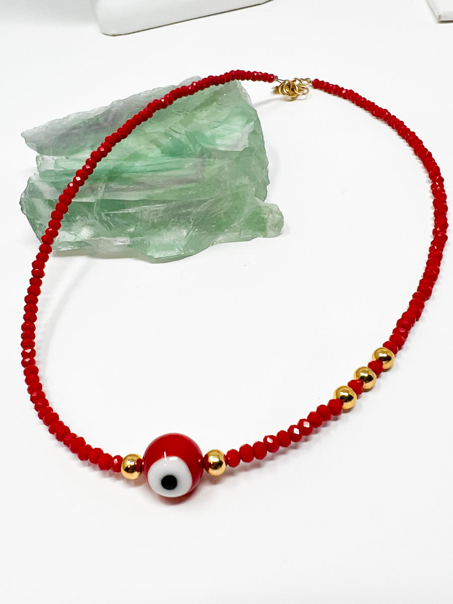 Red Crystal Necklace