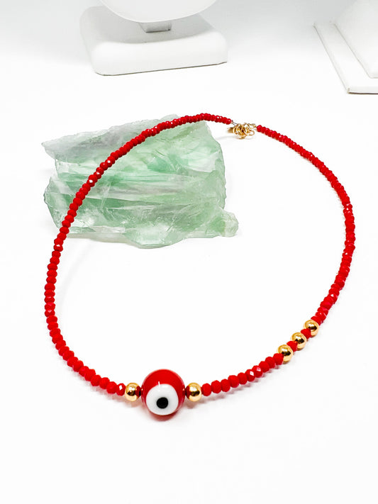 Red Crystal Necklace