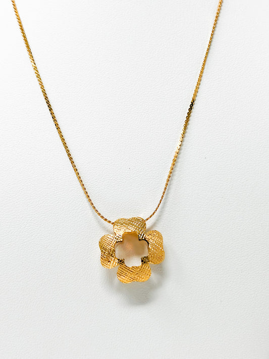 Gold plated Clover Necklace